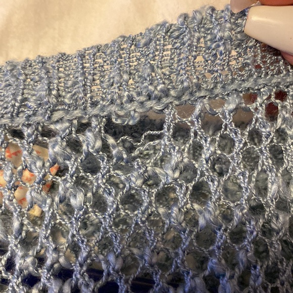 Blue High/Low Sweater - Picture 3 of 3